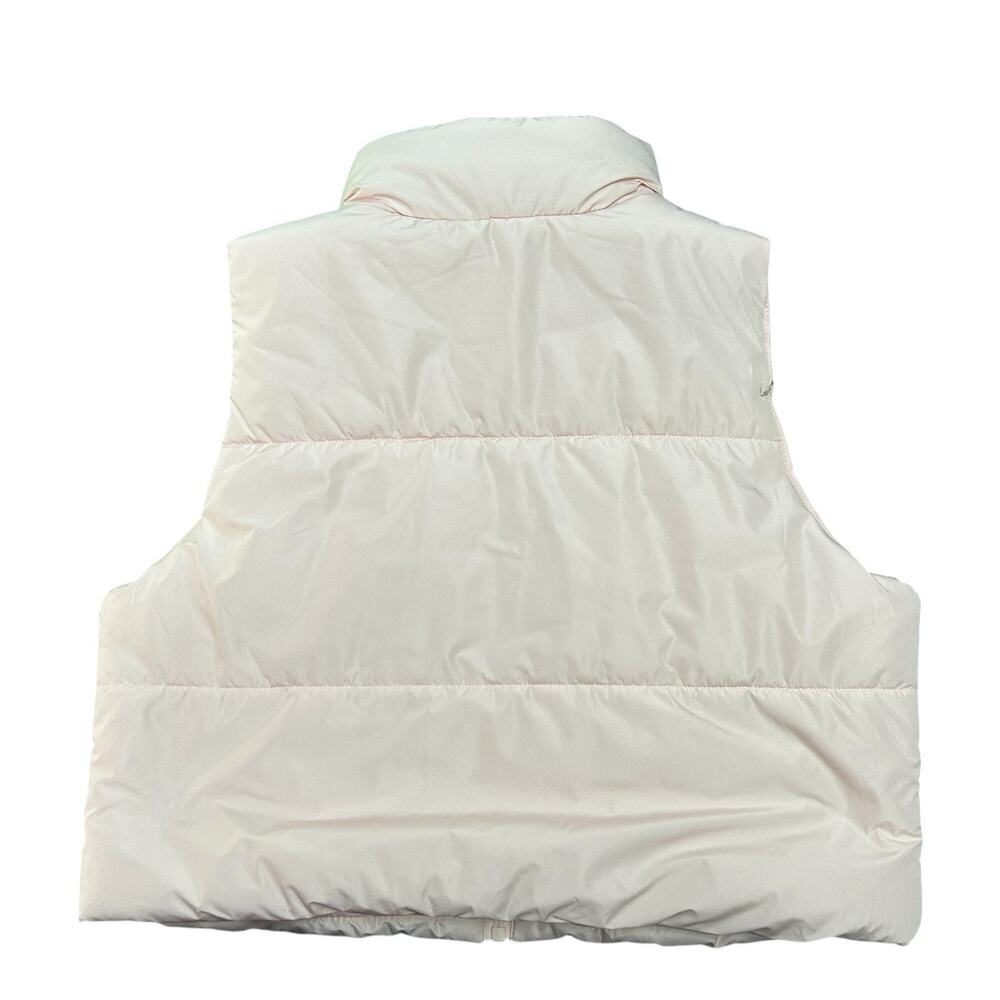 NWT Gianni Bini GB Girls Sz Xl Light Pink Quilted Puffer Vest Sleeveless Jacket - Picture 2 of 9